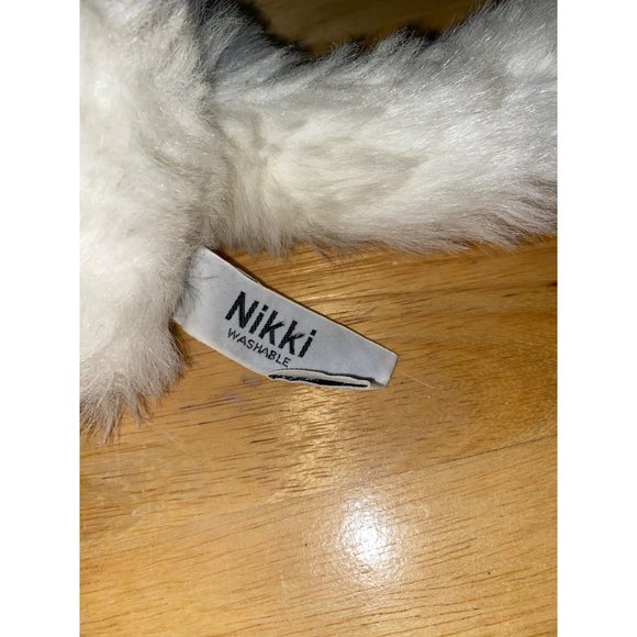 Vintage Russ Berrie Nikki Kitty Cat White Plush Persian Green Eyes Stuffed Toy - Picture 6 of 7